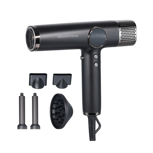 Фен GEZATONE Gezatone Фен стайлер для волос с насадками профессиональный HD500