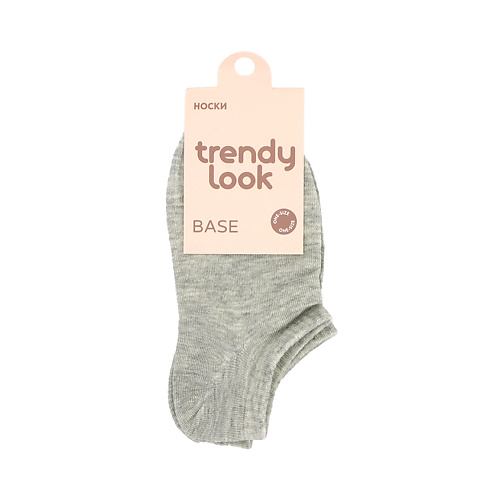 Носки TRENDY LOOK Подследники BASE (серые) one size