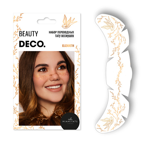 Наклейки для лица DECO. Переводные тату-веснушки by Miami tattoos (Elizabeth)