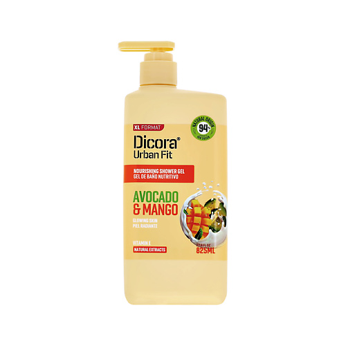 Гель для душа DICORA URBAN FIT Гель для душа манго и авокадо