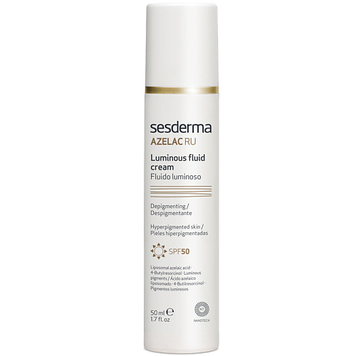 Флюид для лица SESDERMA Флюид депигментирующий SPF 50 AZELAC RU