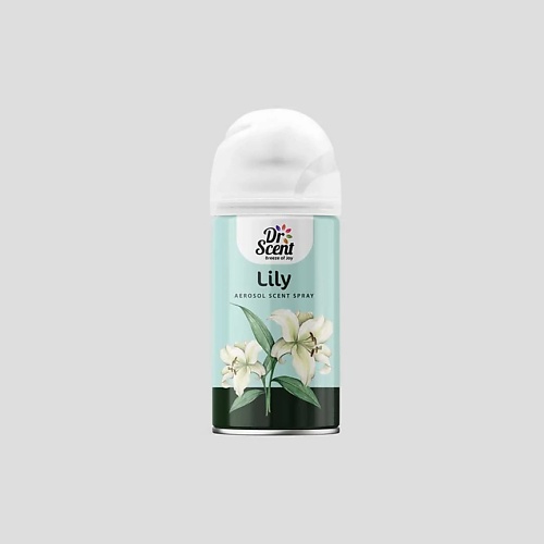 

DR. SCENT Breeze of Joy Освежитель воздуха (сменный баллон) Lily 300, Освежитель воздуха (сменный баллон) Lily