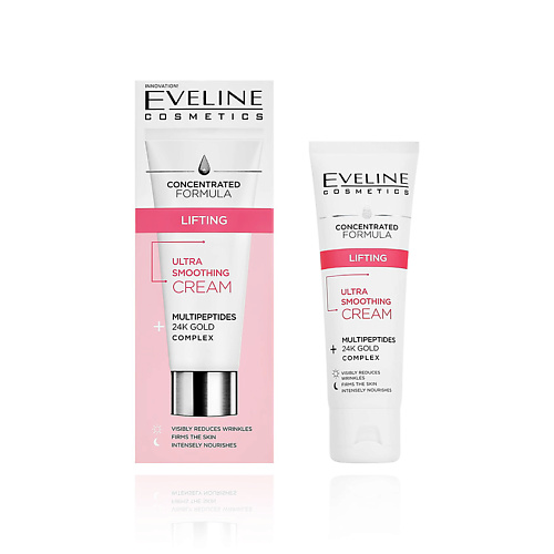 Крем для лица EVELINE Крем для лица CONCENTRATED FORMULA с мультипептидами (разглаживающий)