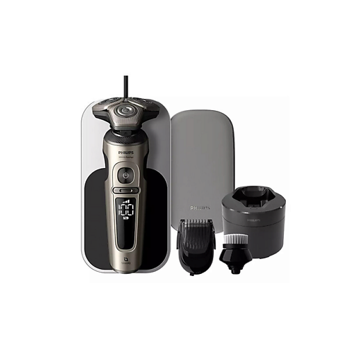 Электробритва PHILIPS Электробритва Series S9000 Prestige Refresh + Зарядная панель Qi + Чехол + 2 насадки