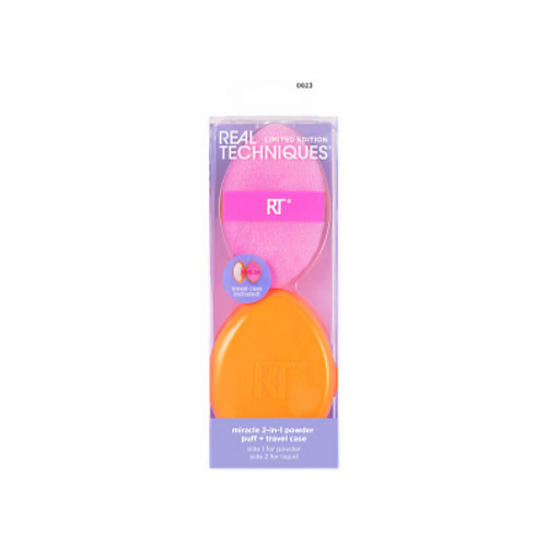 Спонж для нанесения макияжа REAL TECHNIQUES Спонж для рассыпчатой пудры Miracle 2-In-1 Powder Puff