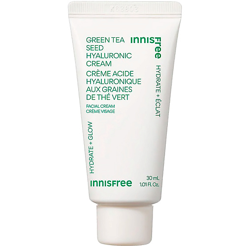 Крем для лица INNISFREE Гиалуроновый крем на основе семян зелёного чая для лица Green Tea Seed Hyaluronic Cream