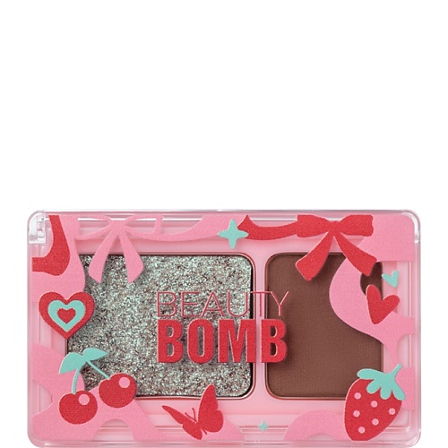 

BEAUTY BOMB Палетка теней для век двойная Eyeshadow Palette, Палетка теней для век двойная Eyeshadow Palette