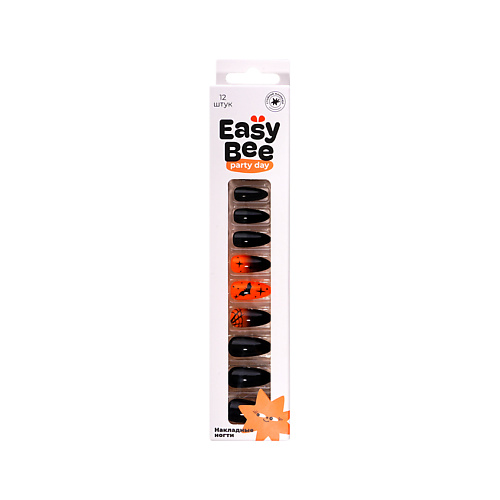 Накладные ногти EASYBEE Набор накладных ногтей с клеевыми стикерами