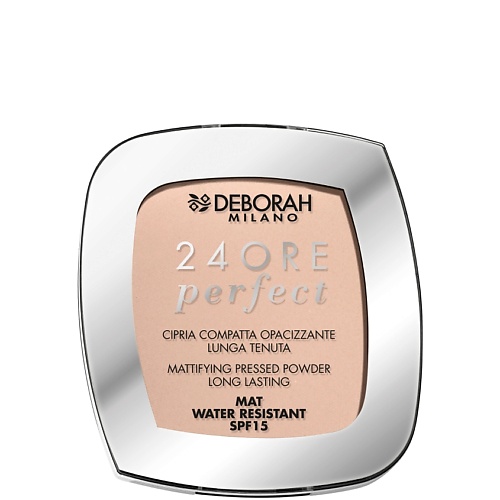 Пудра для лица DEBORAH MILANO DEBORAH Пудра для лица матирующая стойкая 24Ore Perfect Compact Powder