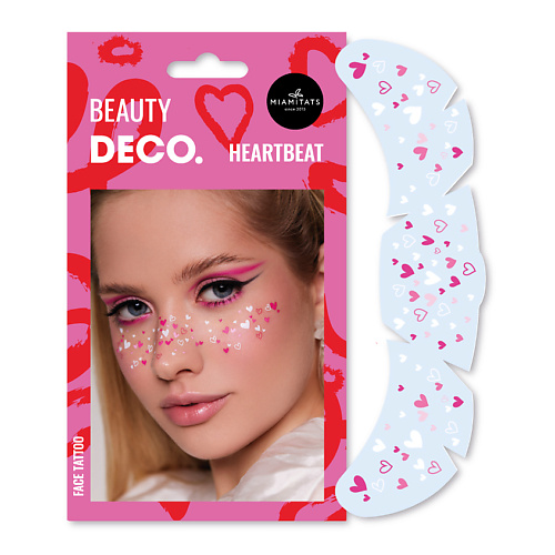 Наклейки для лица DECO. Переводные тату-веснушки by Miami tattoos (heartbeat)