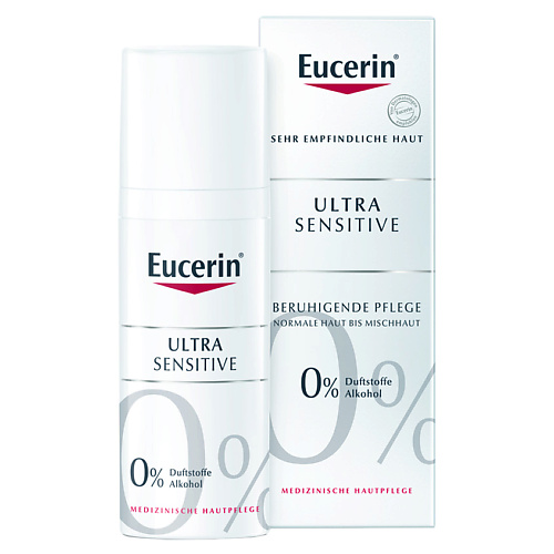 Крем для лица EUCERIN Успокаивающий крем для чувствительной кожи нормального и комбинированного типа UltraSensitive