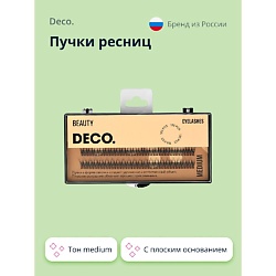 Пучки ресниц с плоским основанием в форме галочки