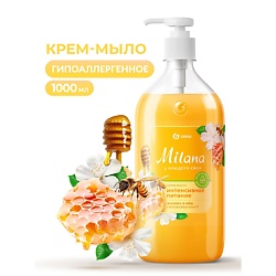 Milana Крем-мыло жидкое увлажняющее Молоко и мед