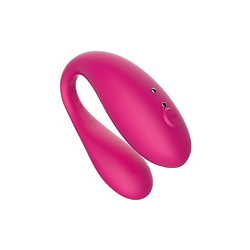 TWIN Pink Вибратор для пар с управлением через приложение