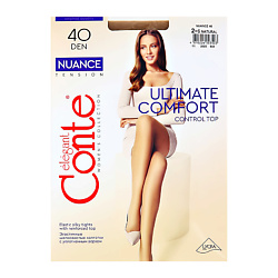 Колготки женские NUANCE 40 den (natural) p-p 2