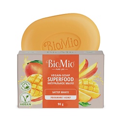 Мыло твердое SUPERFOOD натуральное, манго