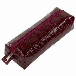 Пенал-косметичка, крокодиловая кожа, Ultra purple