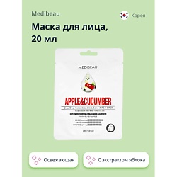 Маска для лица с экстрактами яблока и огурца (освежающая)