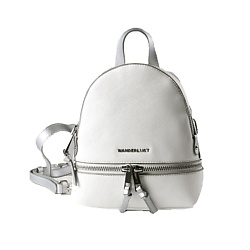 WANDERLUST Рюкзак Wanderlust Saffiano small белый