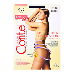 Колготки женские ACTIVE SOFT 40 den (nero) p-p 5