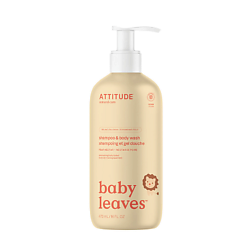 Детский шампунь и гель для душа 2 в 1 Baby Leaves Pear Nectar