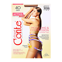 Колготки женские ACTIVE SOFT 40 den (natural) p-p 2