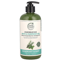 Гель для ванны и душа с розмарином и мятой Energizing Bath & Shower Gel Tones & Invigorates For Refreshed Skin Rosemary & Mint