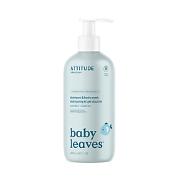 Детский шампунь и гель для душа 2 в 1 Baby Leaves Good Night
