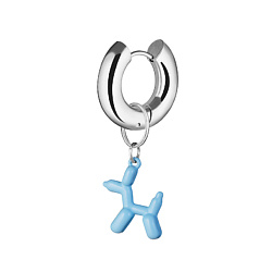 Моносерьга Balloon Dog голубая