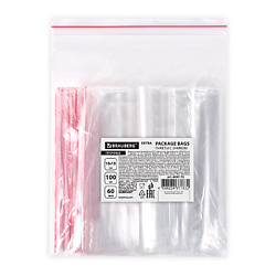 Пакеты с замком прочные ZIP LOCK EXTRA
