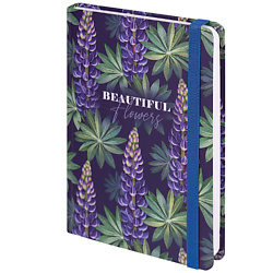 Ежедневник недатированный с резинкой А5 Beautiful Flowers