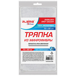 Тряпка для мытья пола из микрофибры OVERLOCK GREY COLOUR HOME