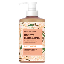 Гель для душа Honey & Macadamia Amber Woody Body Wash