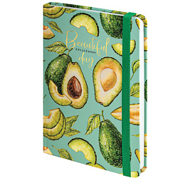 Ежедневник недатированный с резинкой А5 Avocado