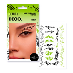 Набор переводных тату стрелок-трафаретов EYELINER by Miami tattoos