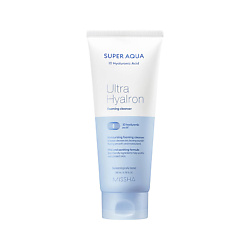 Пенка для умывания SUPER AQUA ULTRA HYALRON очищающая для снятия макияжа