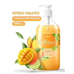 Milana Крем-мыло жидкое увлажняющее Манго и лайм
