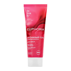 Лубрикант интимный EUPHORIA с афродизиаками (Клубника и персик)