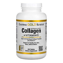 Пептиды гидролизованного коллагена с витамином C, тип 1 и 3 Hydrolyzed Collagen