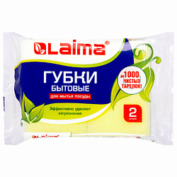 Губки бытовые MAXI профильные, для посуды К0015
