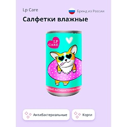 Салфетки влажные антибактериальные Корги