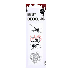 Набор переводных татуировок для тела SCARY by Miami Tattoos переводная (Hell Spider)