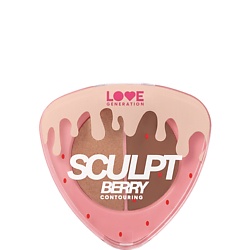 Палетка для контуринга лица SculptBerry шелковистая текстура