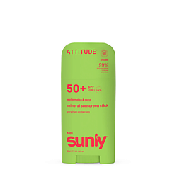 Детский минеральный солнцезащитный стик Sunly Watermelon & Coco SPF 50+