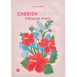 Маска для лица питающая с гибискусом Cherish me time hibiscus mask
