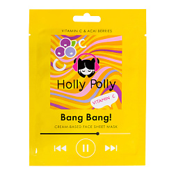 Тканевая маска для лица на кремовой основе Bang Bang! (Витаминная)