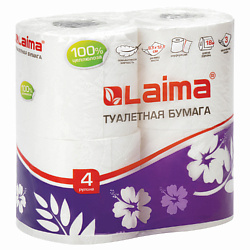 Бумага туалетная бытовая