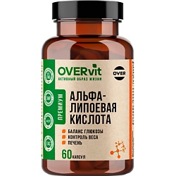 БАД к пище "Альфа липоевая кислота 100 мг" OVERvit