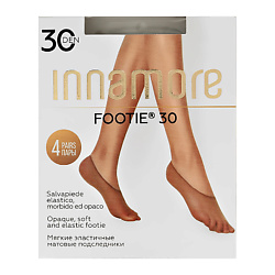 Подследники женские FOOTIE miele 30 den 4 пары