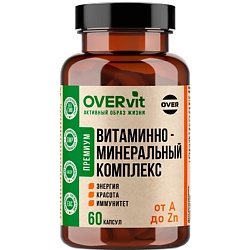 БАД к пище "Витаминно-минеральный комплекс БиоАктив 12+9" OVERvit